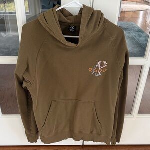 Neff Olive Green Pullover Hoodie with Palm Logo🌿